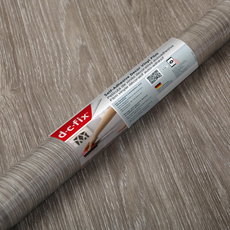 d-c-fix 346-0587 Decorative Self-Adhesive Film, Oak Sheffield Pearl, 17" x 78" Roll - Image 5